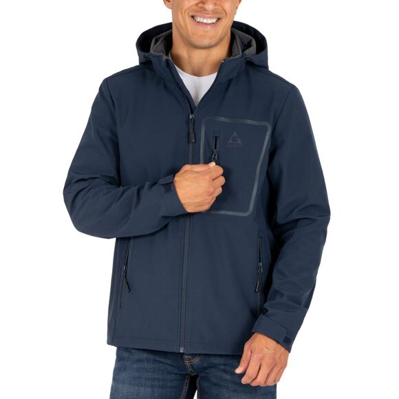 Gerry Men's Softshell Jacket, Navy - Picture 2 of 8